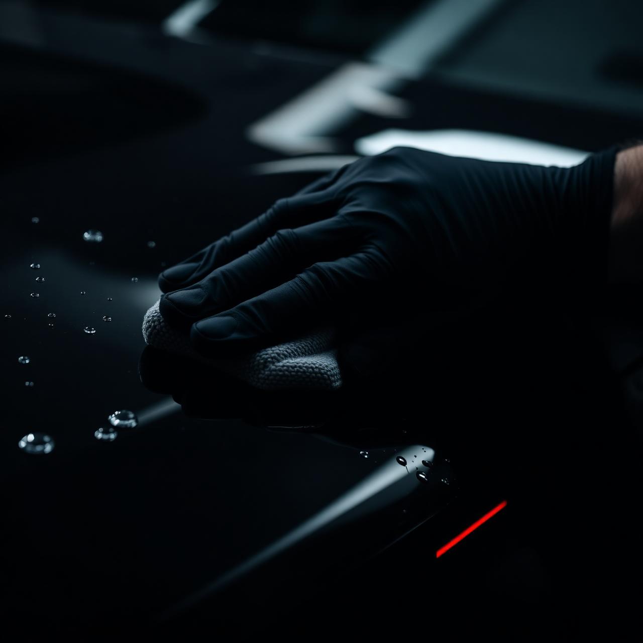 Detailer at work
